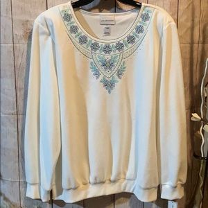 New ladies XL Alfred Dunner long sleeve shirt